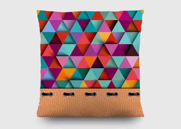 Cushion Colorful Triangles, 45 x 45 cm, CN 3618