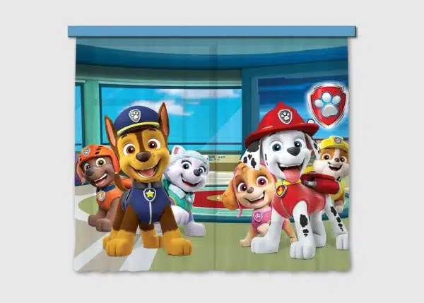 Curtain Paw Patrol Station, 180 x 160 cm, FCSXL 4388