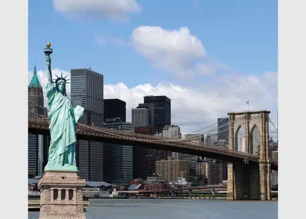 Curtain Statue of Liberty, 180 x 160 cm, FCSXL 4816