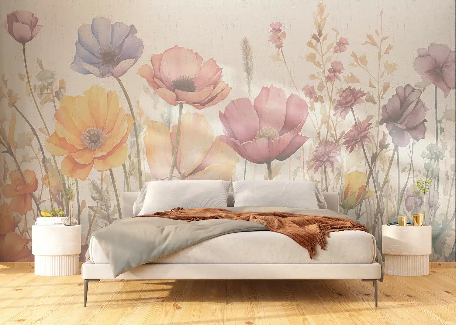 Wall Mural Botanical Canvas, Made to Measure, FT5P 352271