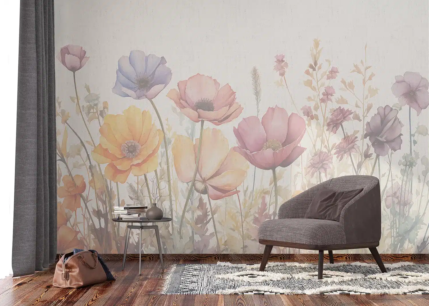 Wall Mural Botanical Canvas, Made to Measure, FT5P 352271 2
