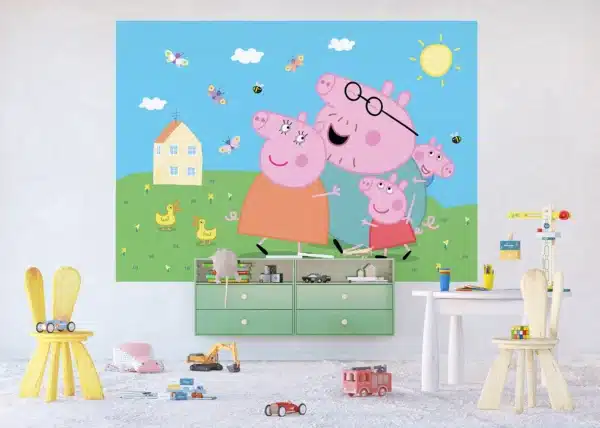 Wall Mural Peppa Pig, 252 x 182 cm, FTDXL 1963