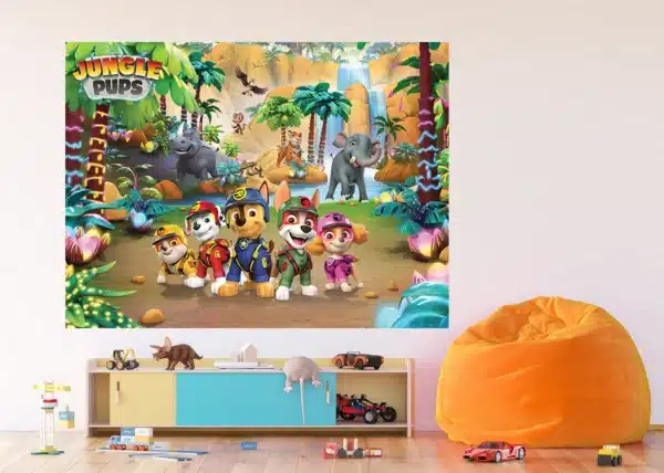 Wall Mural Paw Patrol Jungle, 252 x 182 cm, FTDXL 1981