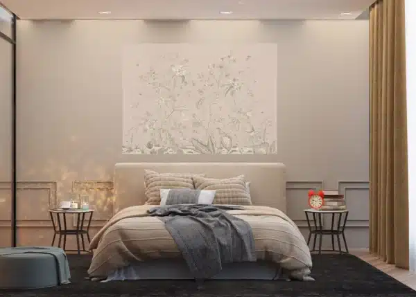 Wall Mural Floral Abstraction, 160 x 110 cm, FTNM 7701