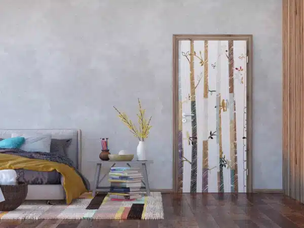 Wall Mural Drawn Trees, 90 x 202 cm, FTNV 2954
