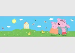Wall Border Peppa Pig Classic | 5 m x 9,7 cm | WBD 8145