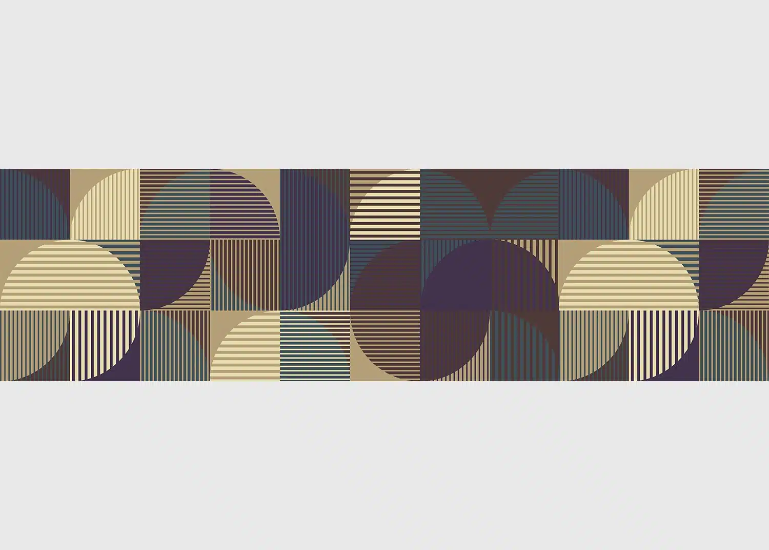 Wall Border Twisted Paths | 5 m x 13.8 cm | WB 8433