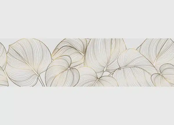 Wall Border Golden Radiance | 5 m x 13.8 cm | WB 8435