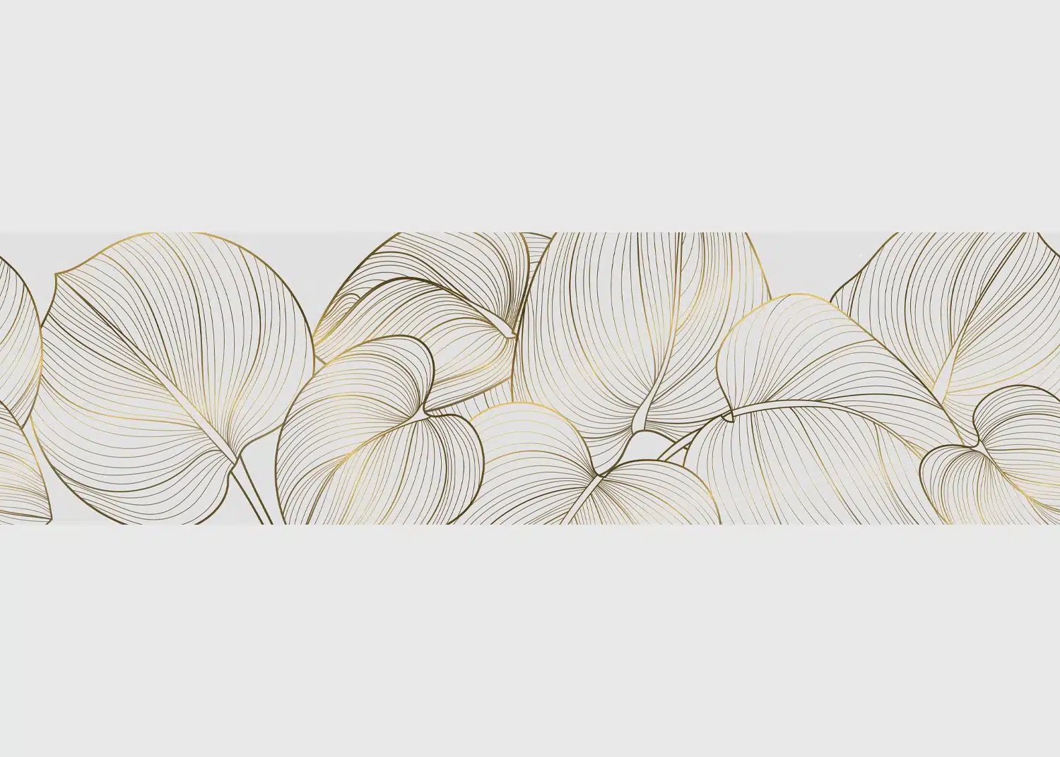 Wall Border Golden Radiance | 5 m x 13.8 cm | WB 8435