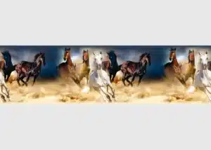 Wall Border Graceful Horses | 5 m x 13.8 cm | WB 8202