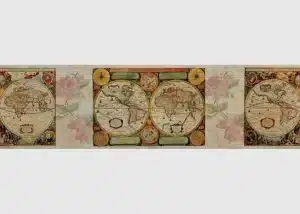 Wall Border Discovered Lands | 5 m x 13.8 cm | WB 8220
