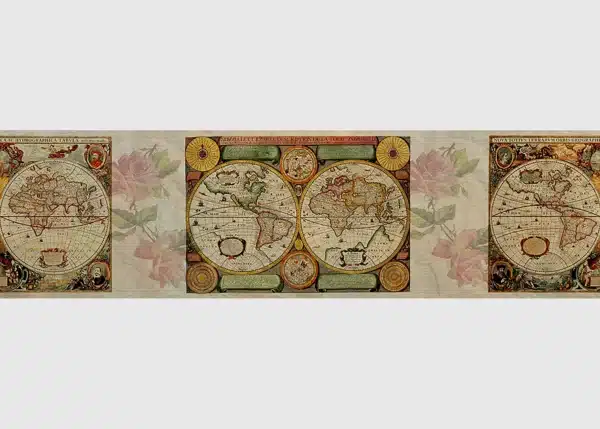 Wall Border Discovered Lands | 5 m x 13.8 cm | WB 8220