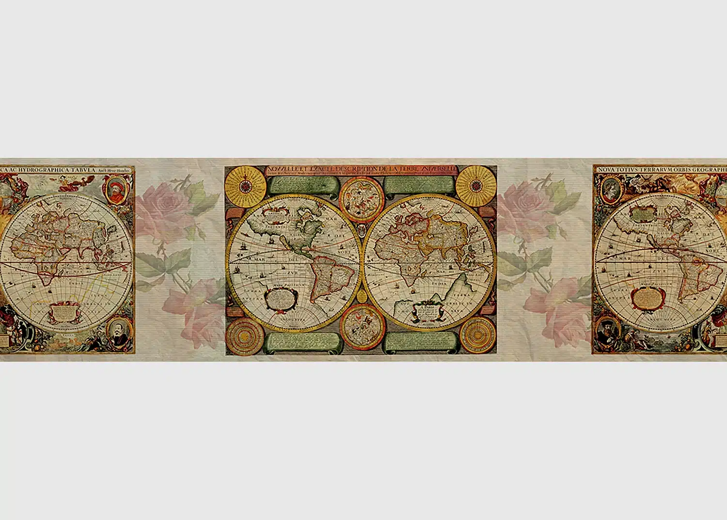 Wall Border Discovered Lands | 5 m x 13.8 cm | WB 8220