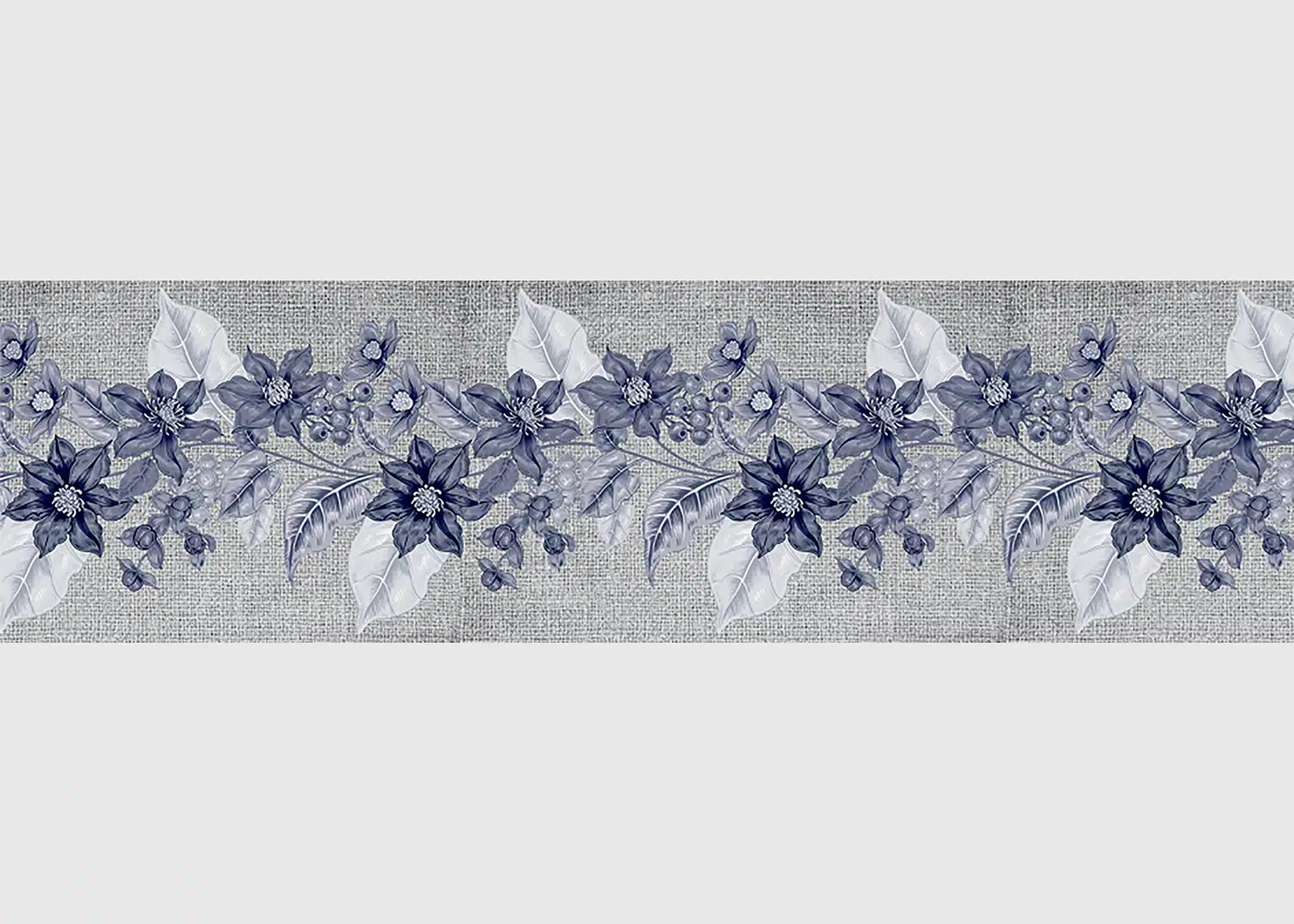 Wall Border Floral Embellishment | 5 m x 13.8 cm | WB 8227