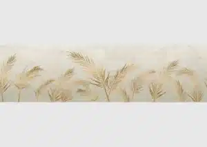 Wall Border Pampas Abstraction | 5 m x 13.8 cm | WB 8291